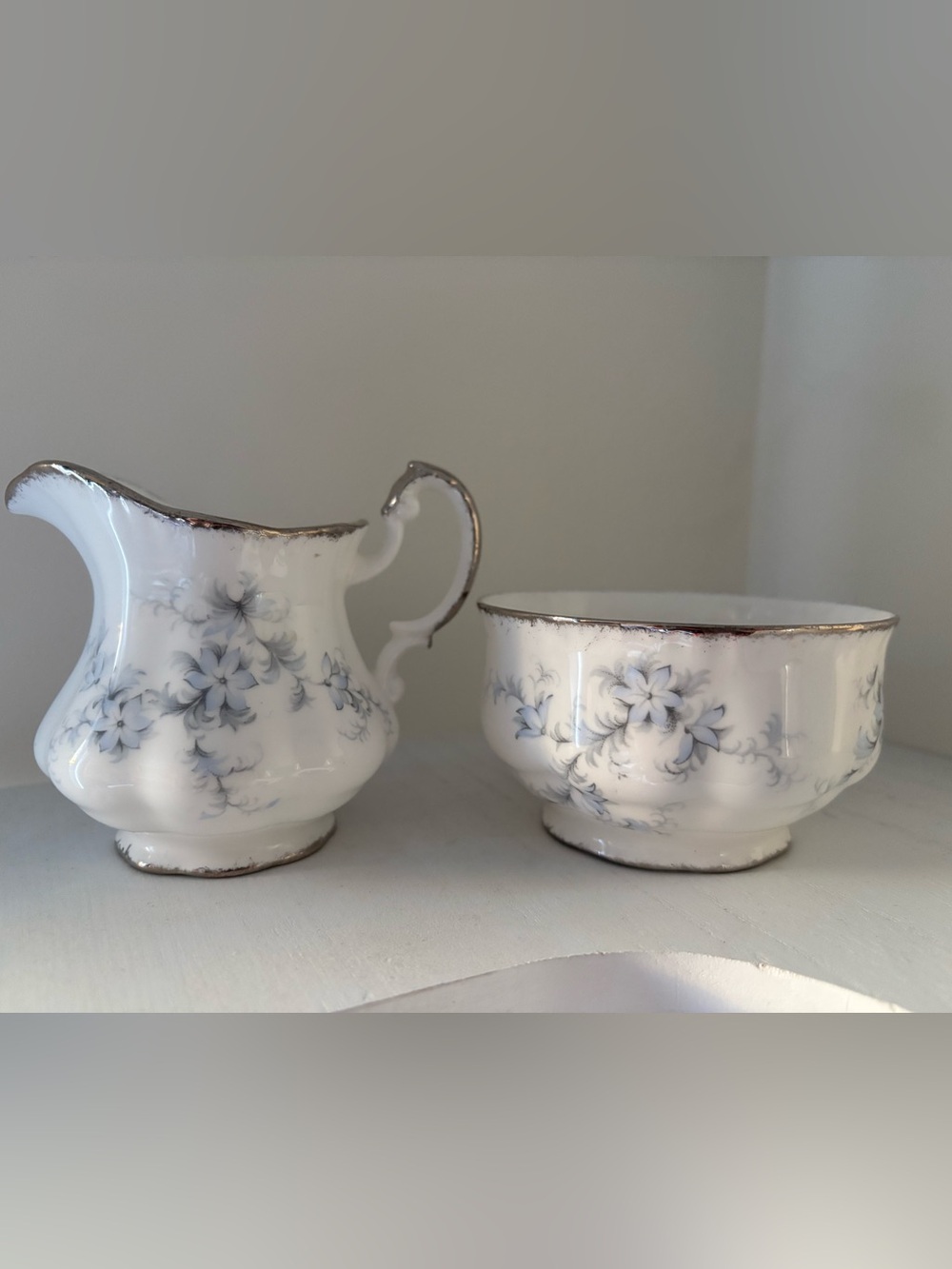 Paragon “Bride’s Choice” Creamer and Sugar Bowl
